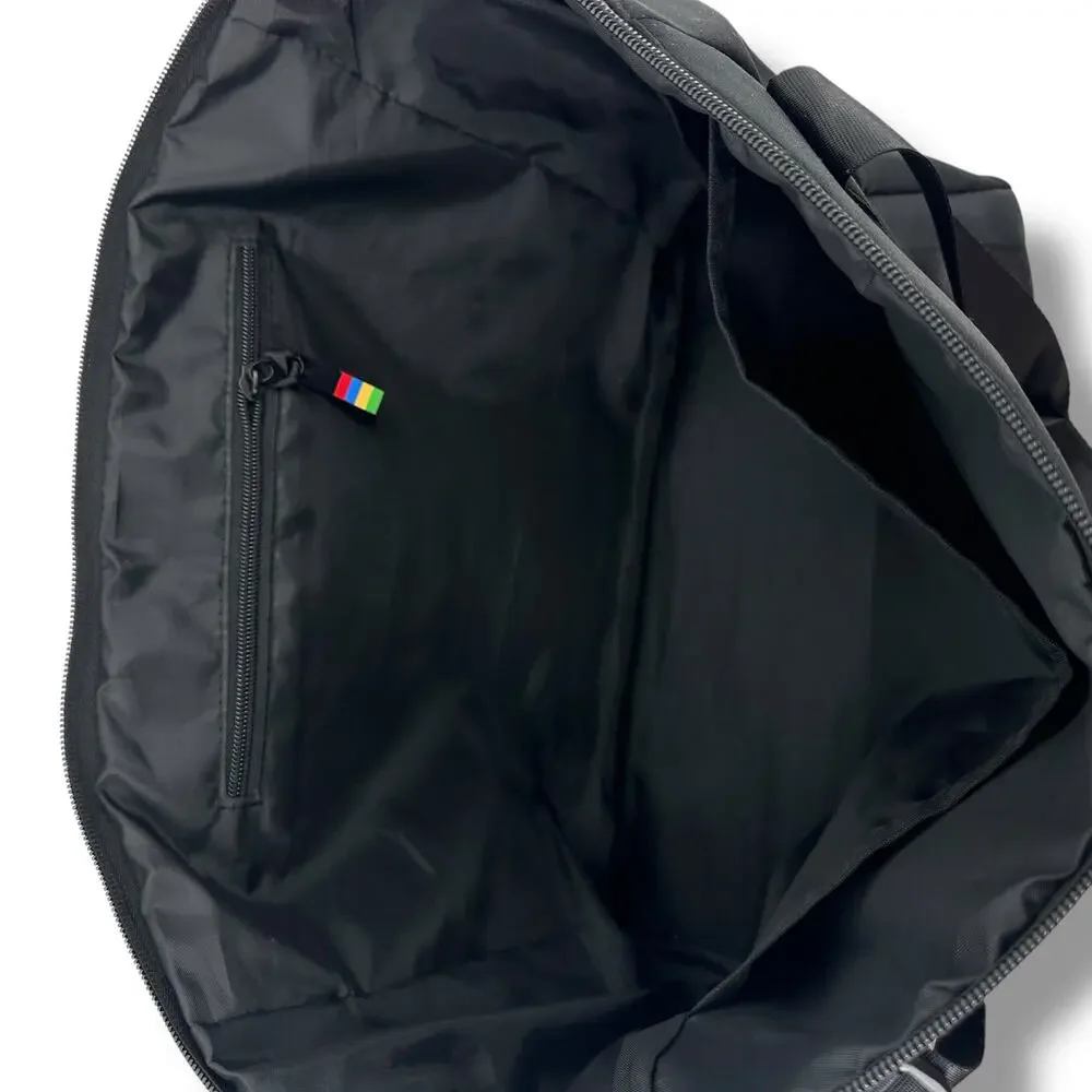 Official eBay Branded Neoprene Type Black Tote Bag Black Logo Striped Strap